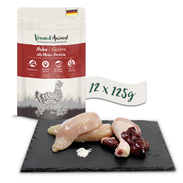 Huhn als Monoprotein